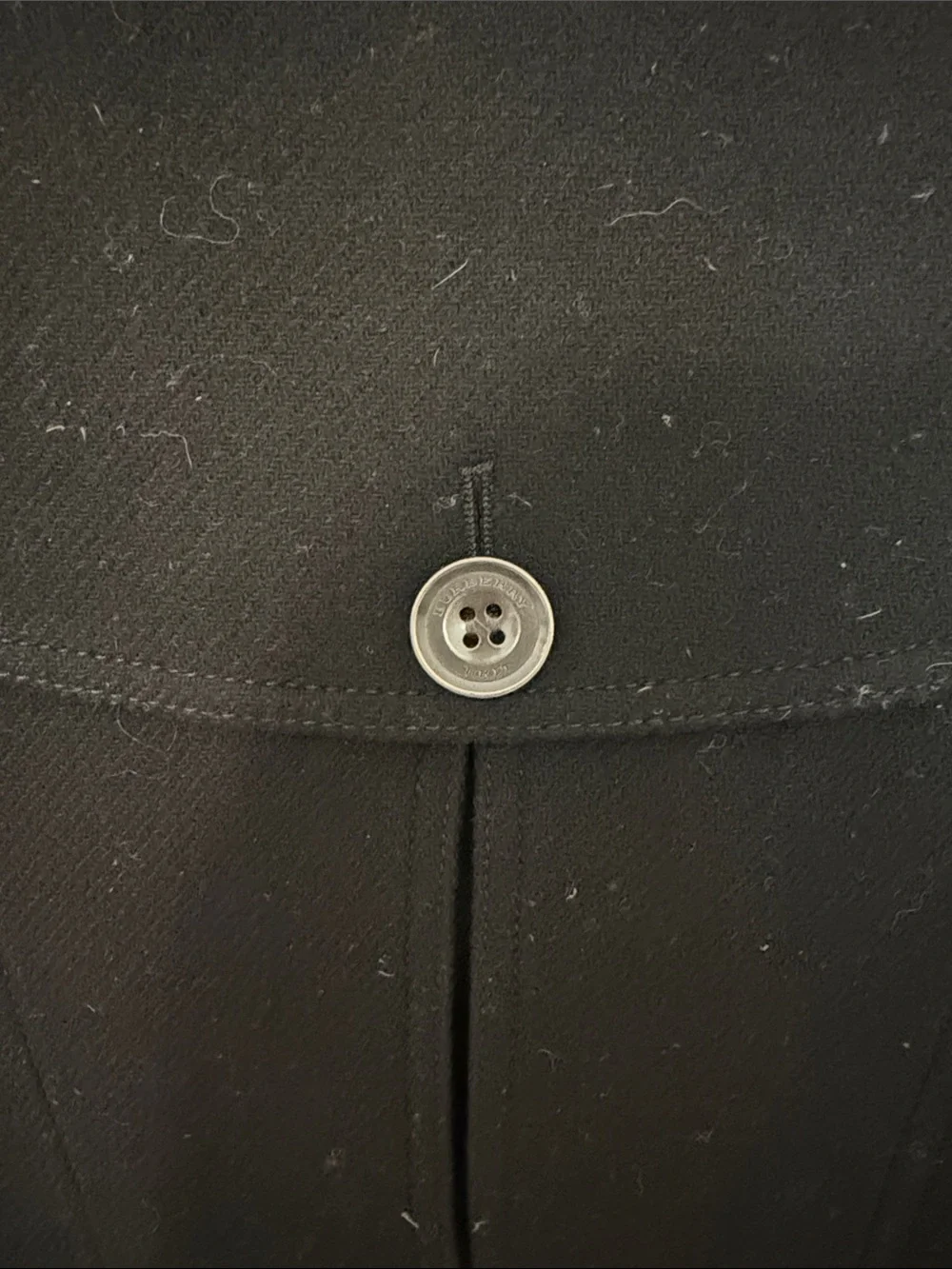 Burberry Brit Double Breast Wool Coat - Picture 5 of 8